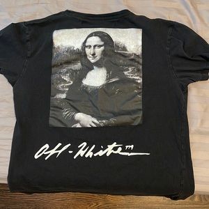 OFF-WHITE Mona Lisa Tee. Sz L. Great condition!